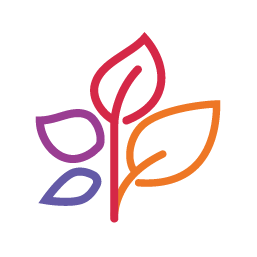 A flower using the endeavour brand colours.