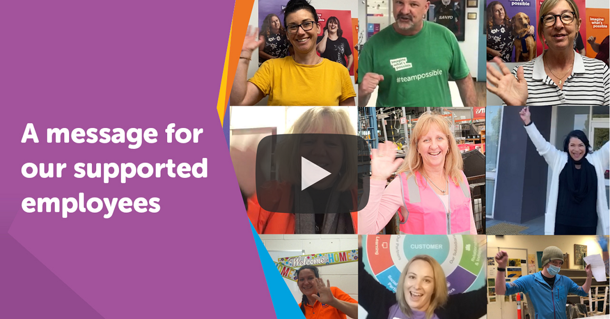 A message for supported employess video