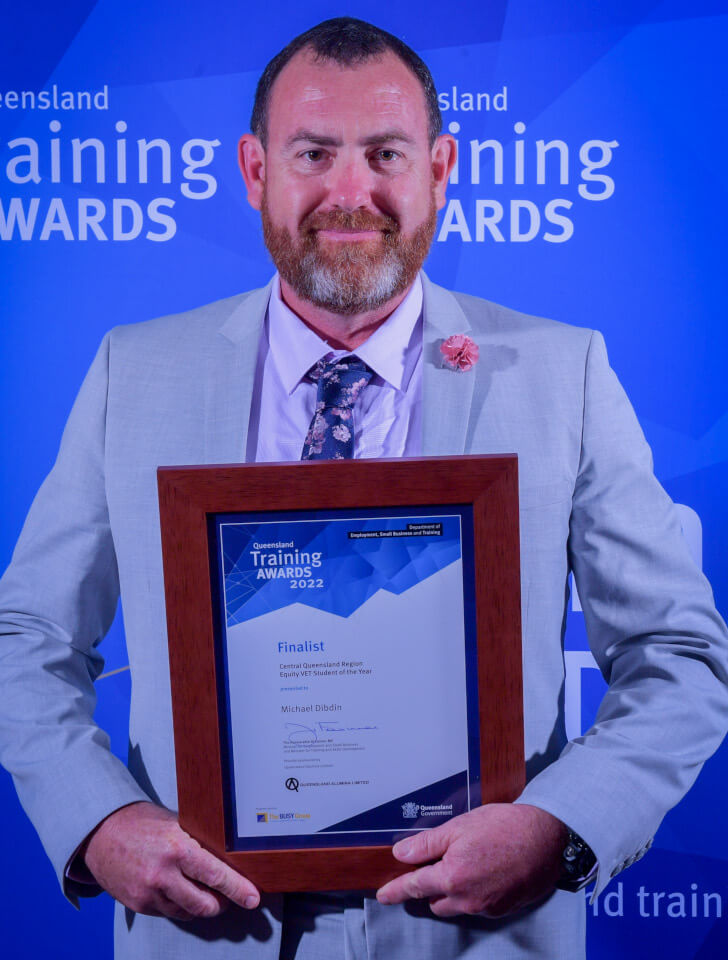 Michael Didbin with reward