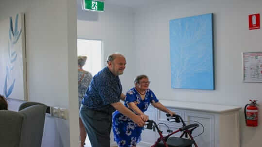 Tessa and brother Garry Bates 