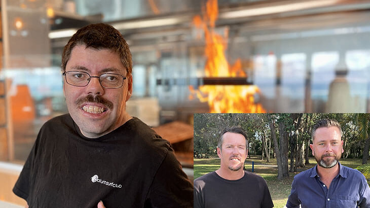 Damien and Luke photos