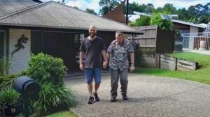 Andrew in a supported home