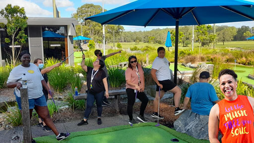 Julie Lyons and Kingston Team