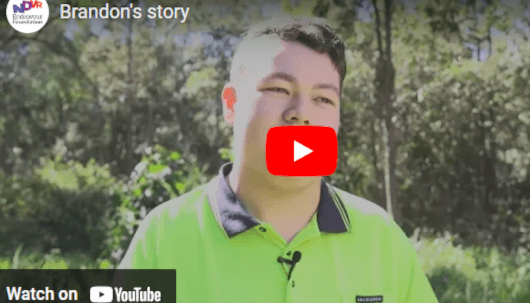 Brandon in 2017 on his hobbies and his job at Wacol social enterprise.