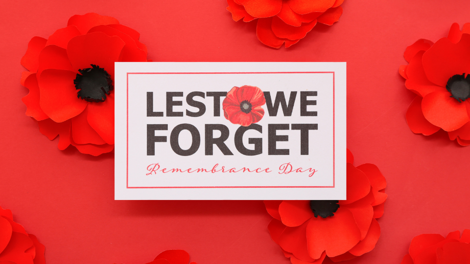 Remembrance day Lest we forget